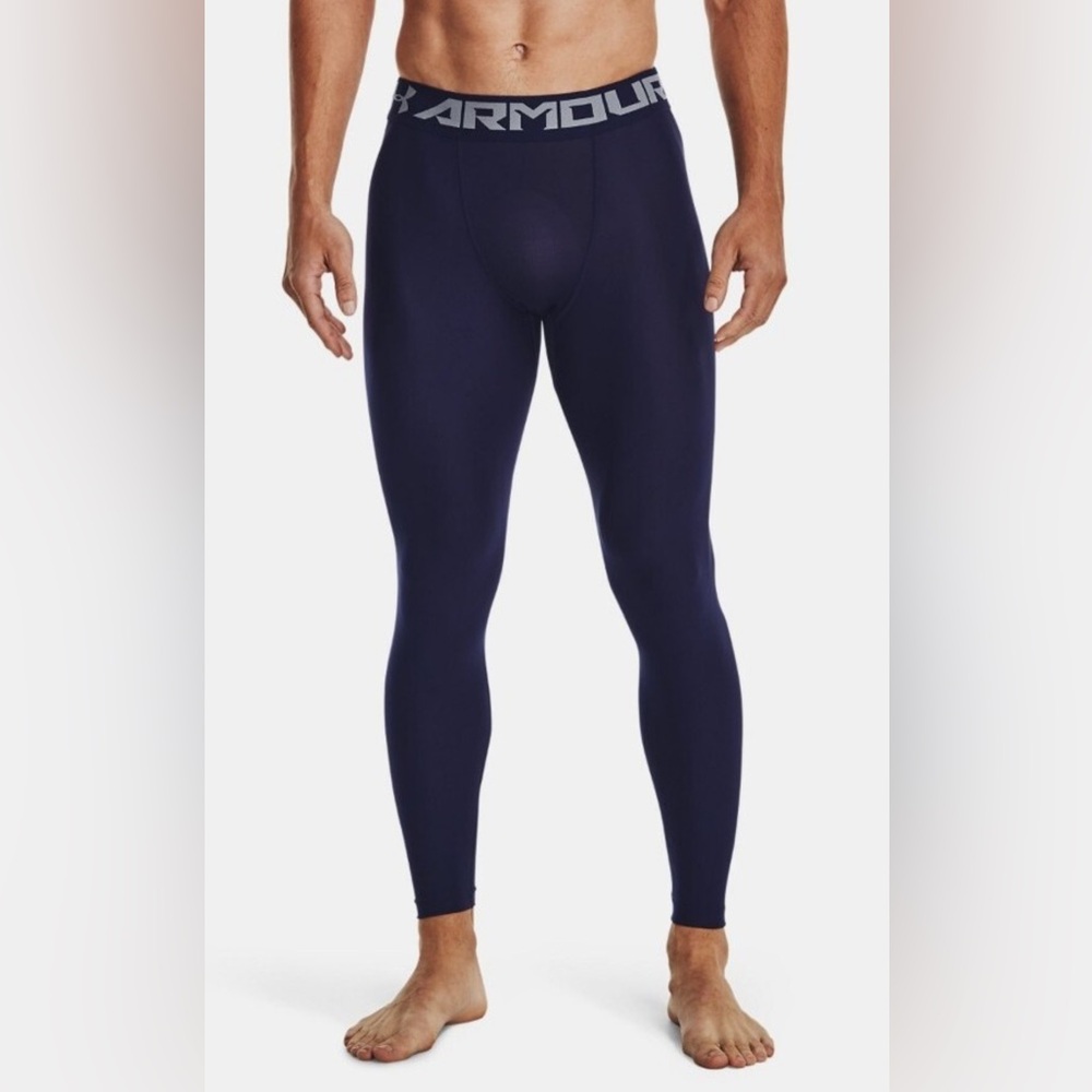 Under Armour Men's HEATGEAR
Compression Leggings Midnight Size Small